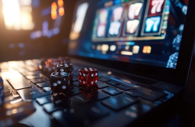 Pengguna membuka deposit lewat ponsel